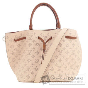 Louis Vuitton Girolata Creme Tote Bag Mahina Leather